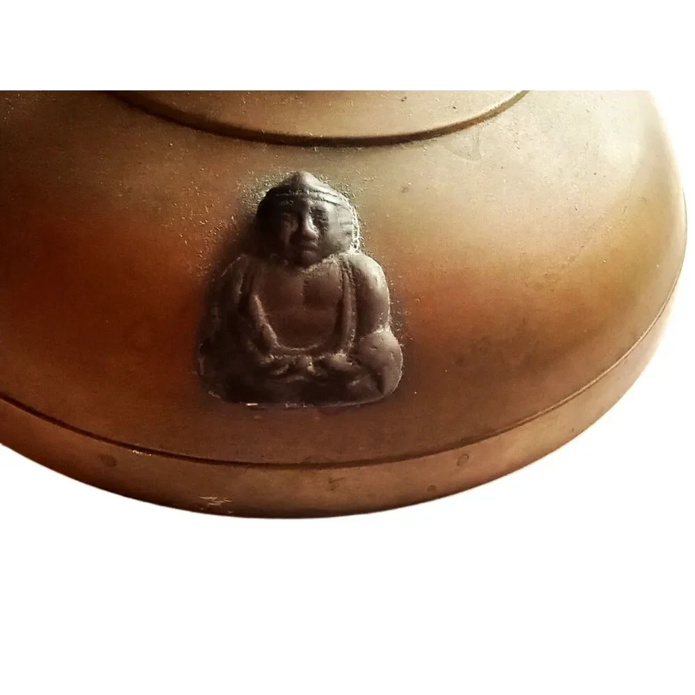 Vintage Chinese dragons Urn Vessel Sino Tibetan Buddhist Chalice Goblet Brass